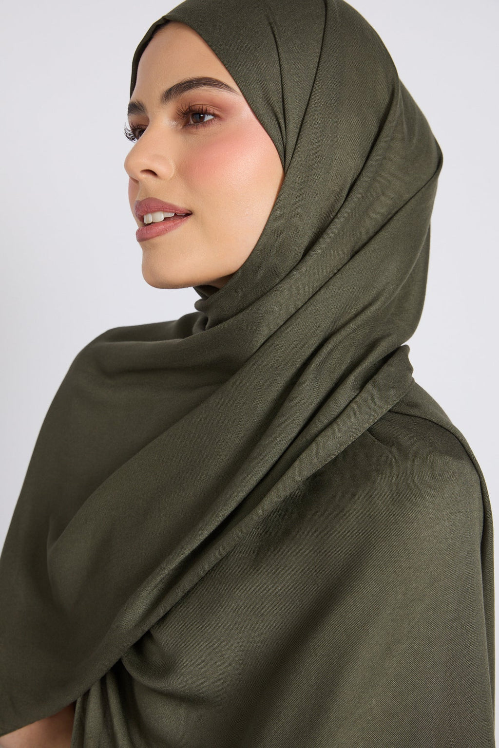 Hijab Bambou Modal Premium - Mousse Hivernale
