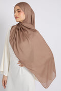 Hijab Bambou Modal Premium - Fumée de Bois
