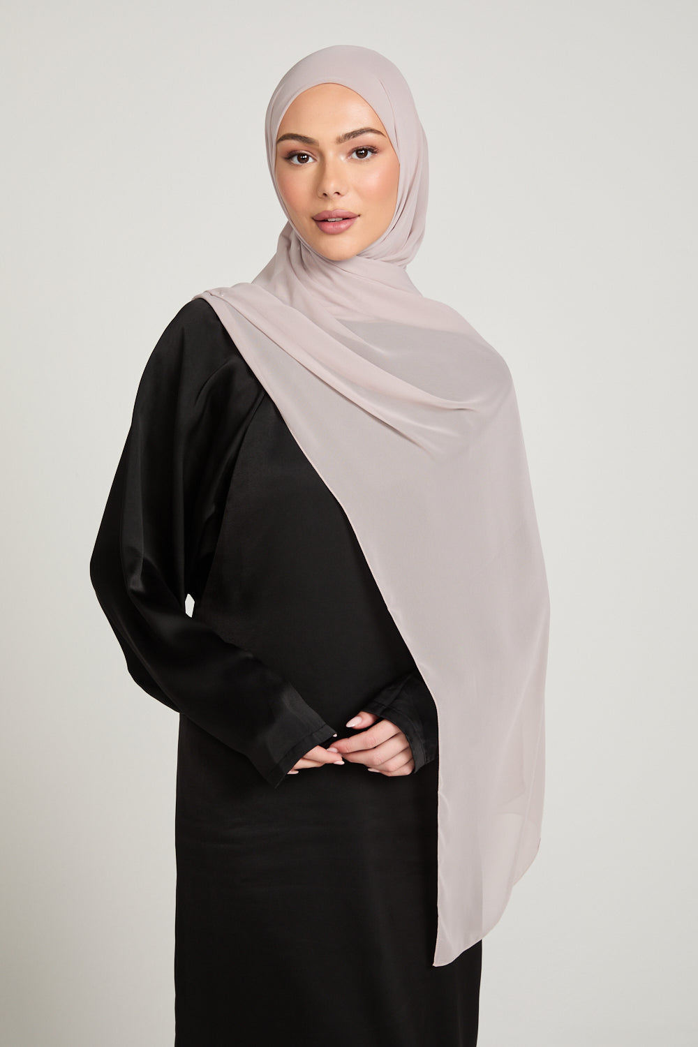 Hijab Georgette Luxe - Taupe Rosé