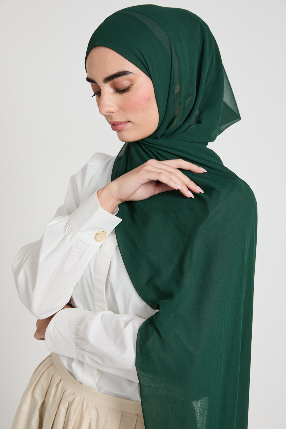 Hijab Mousseline Douce Luxe - Eden