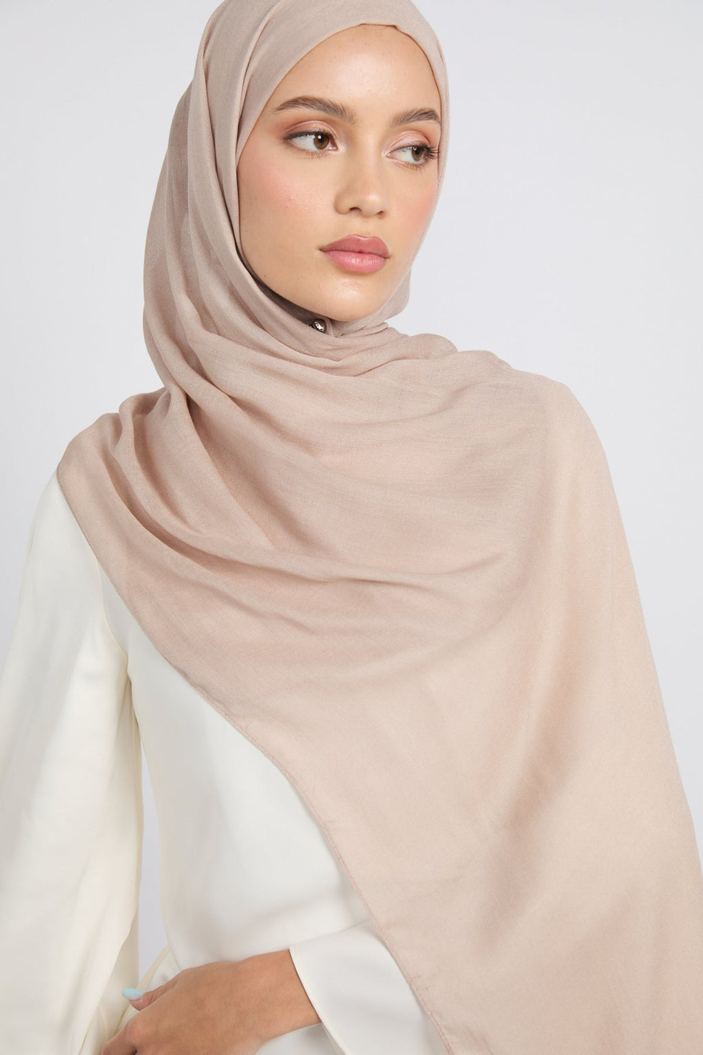 Hijab Coton Modal Premium - Clair de Lune
