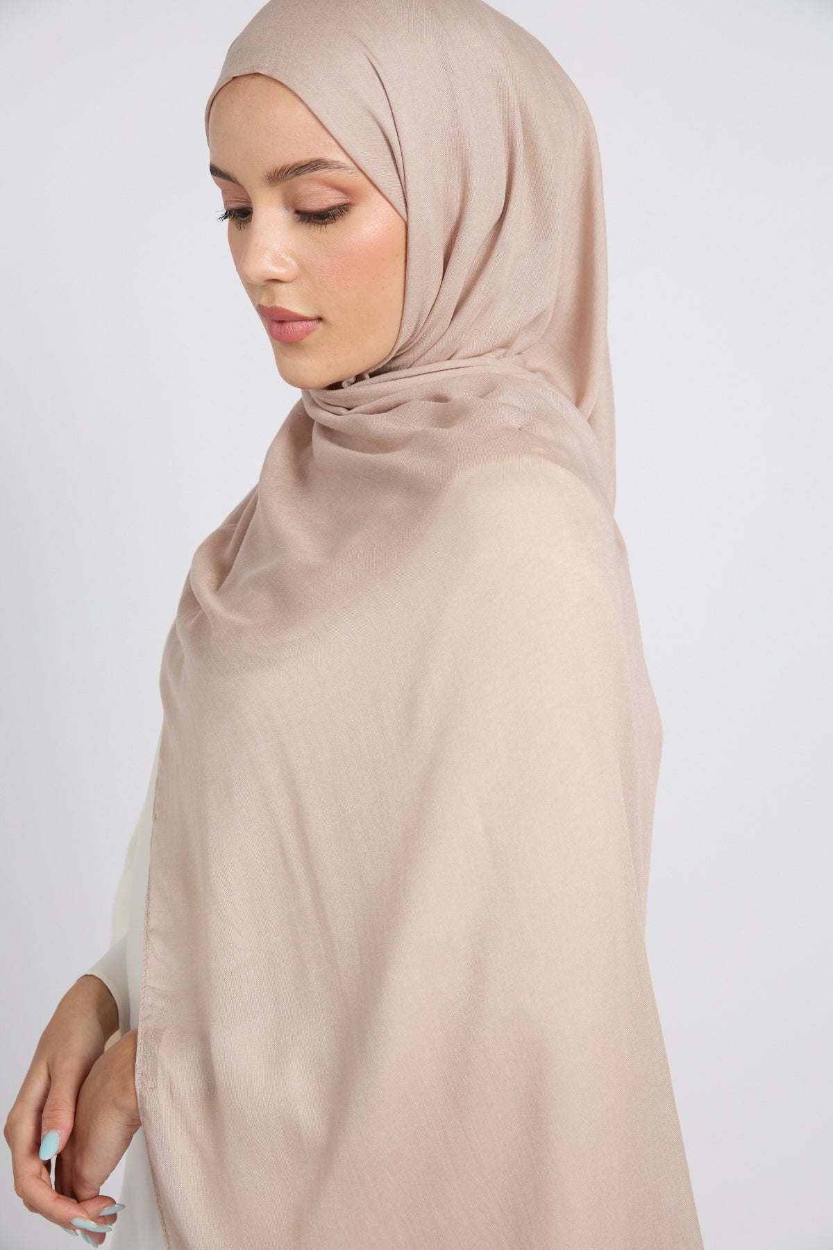 Hijab Coton Modal Premium - Clair de Lune