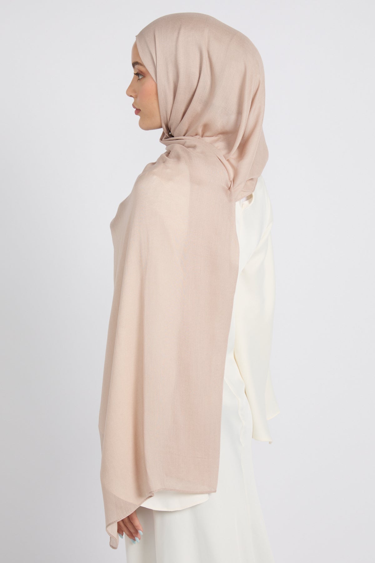 Hijab Coton Modal Premium - Clair de Lune