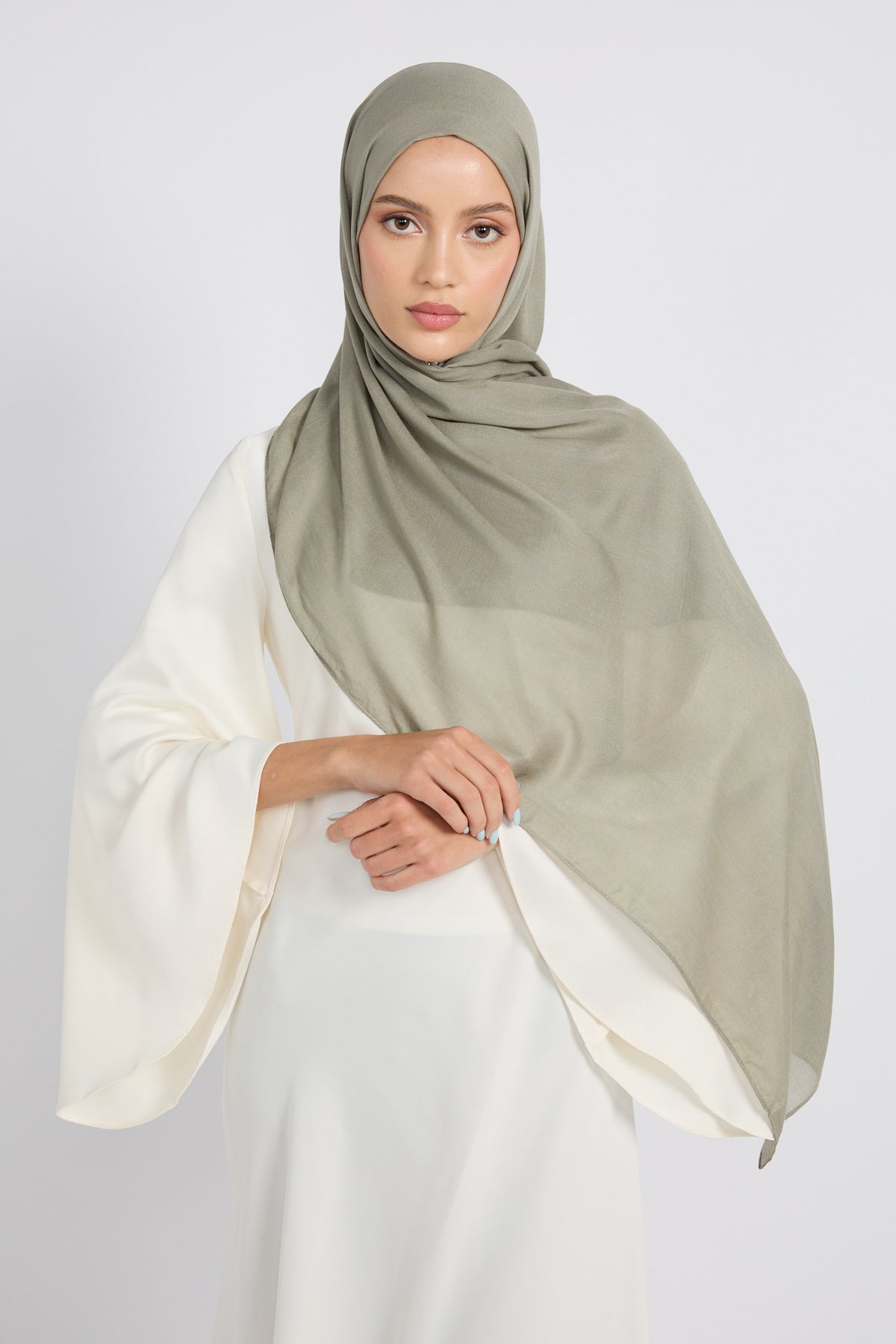 Hijab Coton Modal Premium - Herbe de Mer