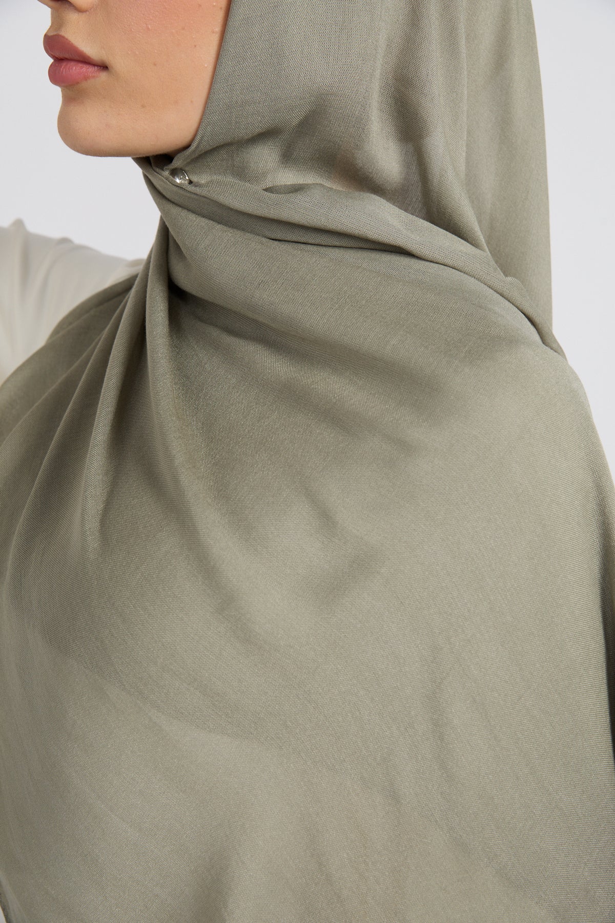 Hijab Coton Modal Premium - Herbe de Mer
