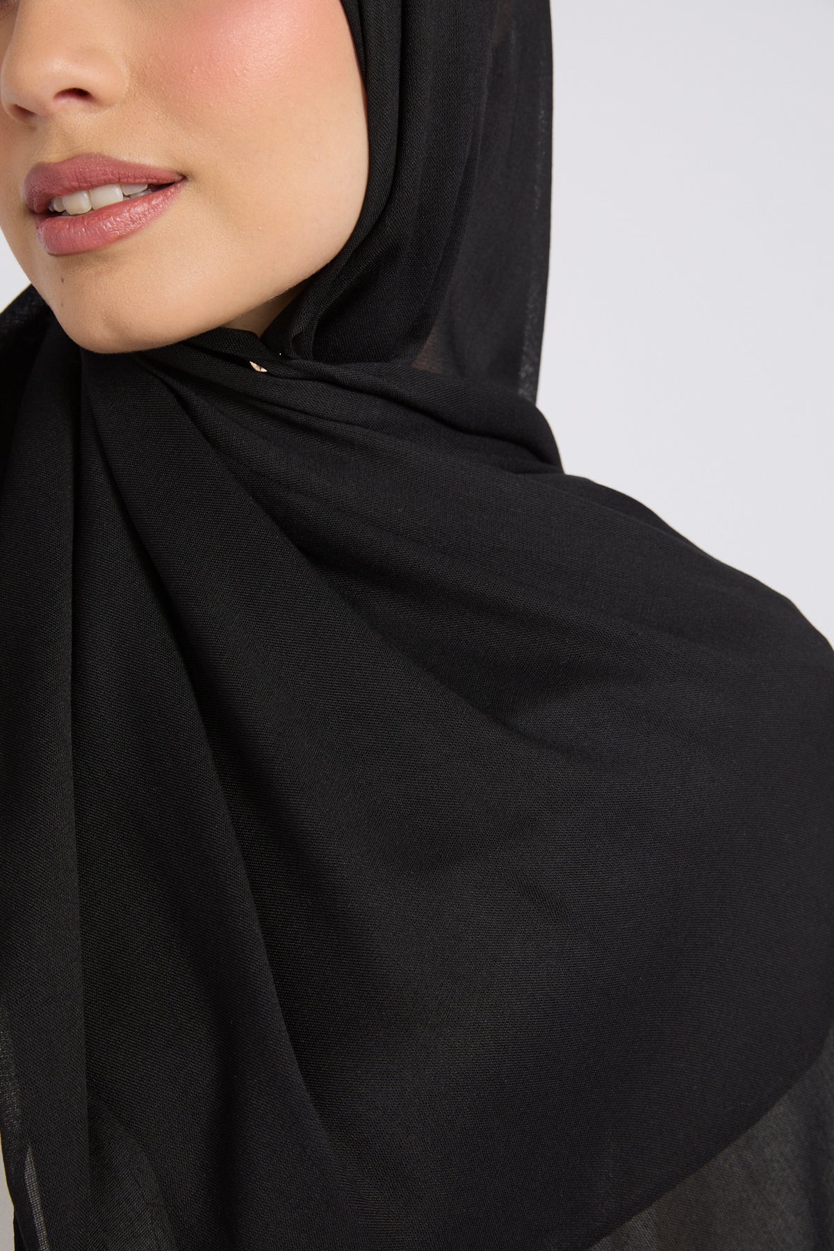 Hijab Coton Modal Premium - Noir