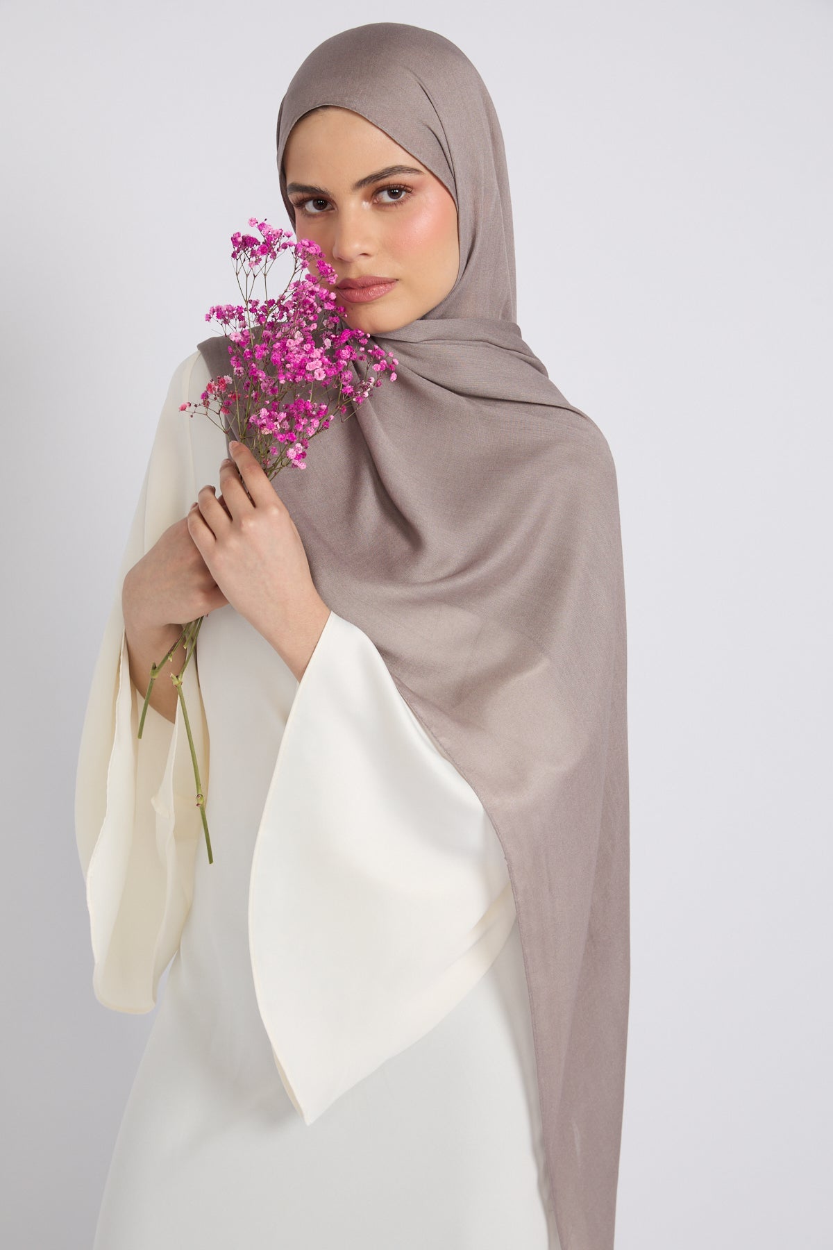 Hijab Coton Modal Premium - Ciel de Décembre