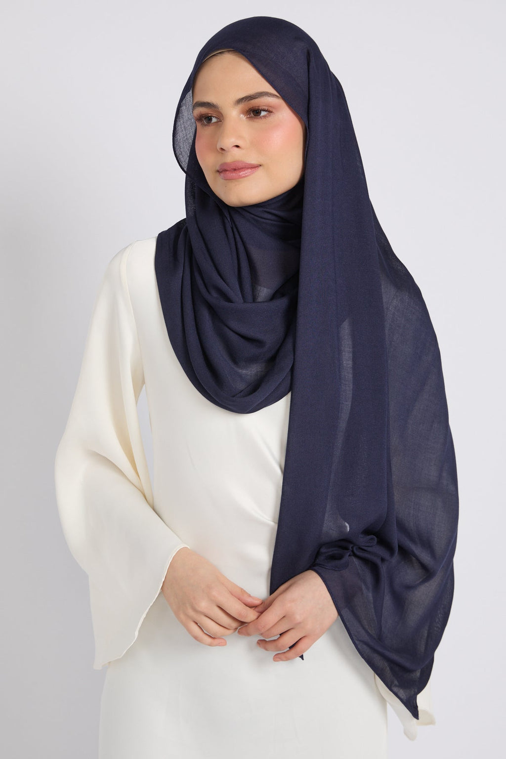 Hijab Coton Modal Premium - Marine