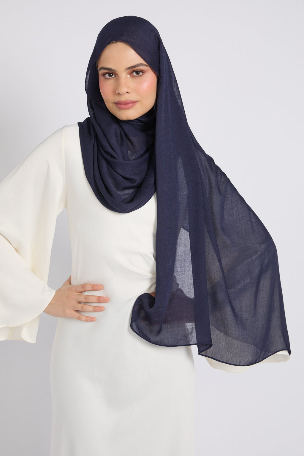 Hijab Coton Modal Premium - Marine