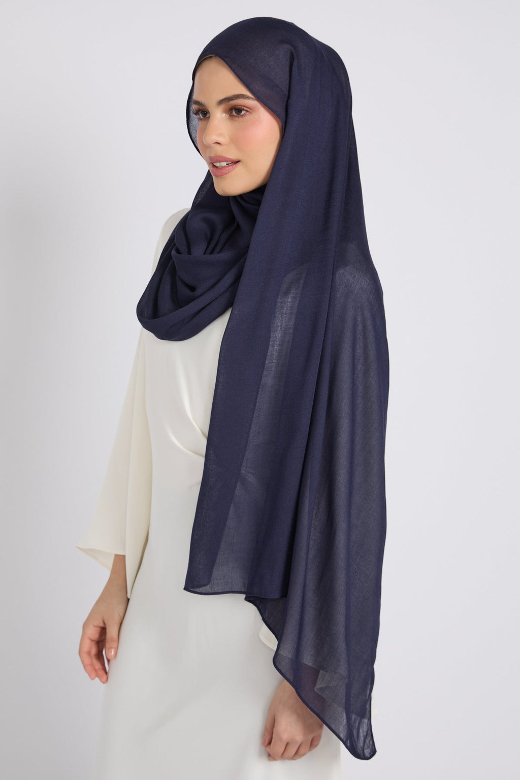 Hijab Coton Modal Premium - Marine
