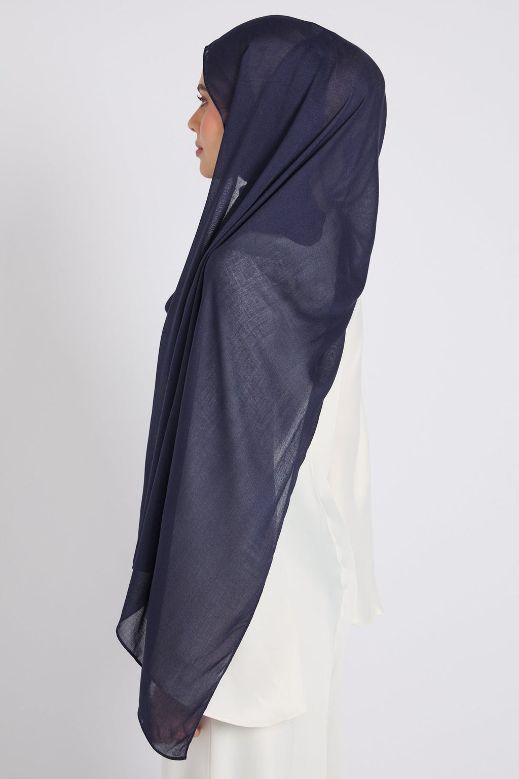 Hijab Coton Modal Premium - Marine
