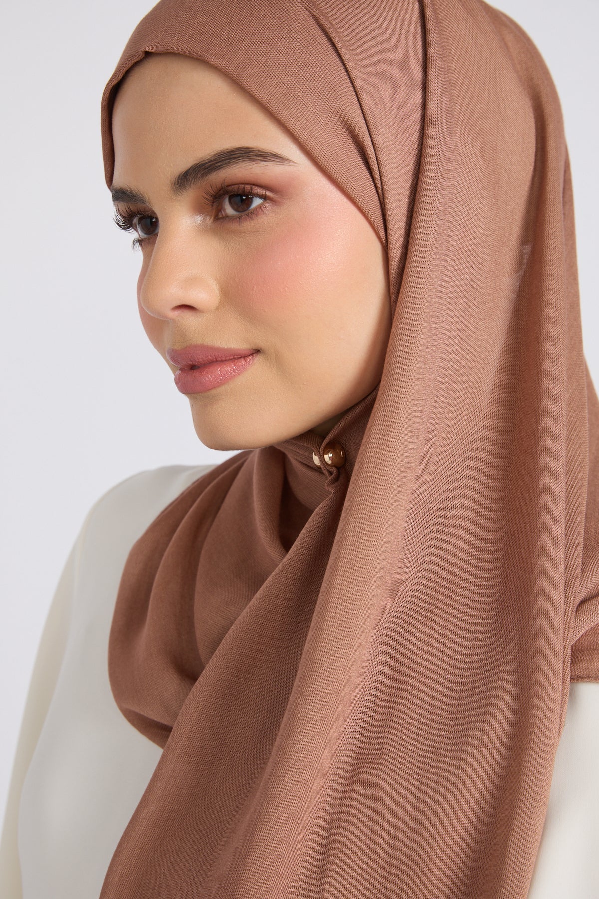 Hijab Coton Modal Premium - Praline