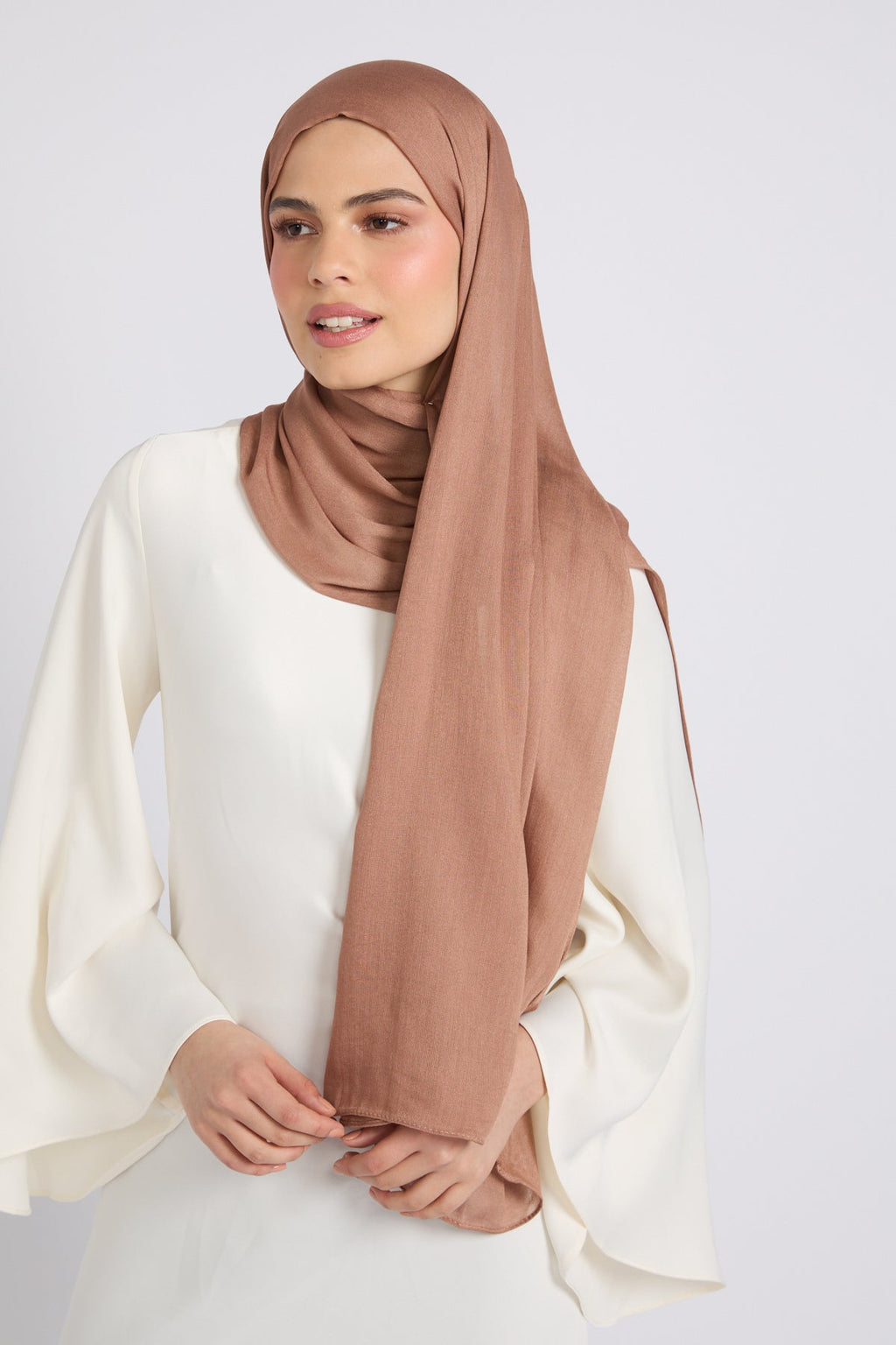 Hijab Coton Modal Premium - Praline