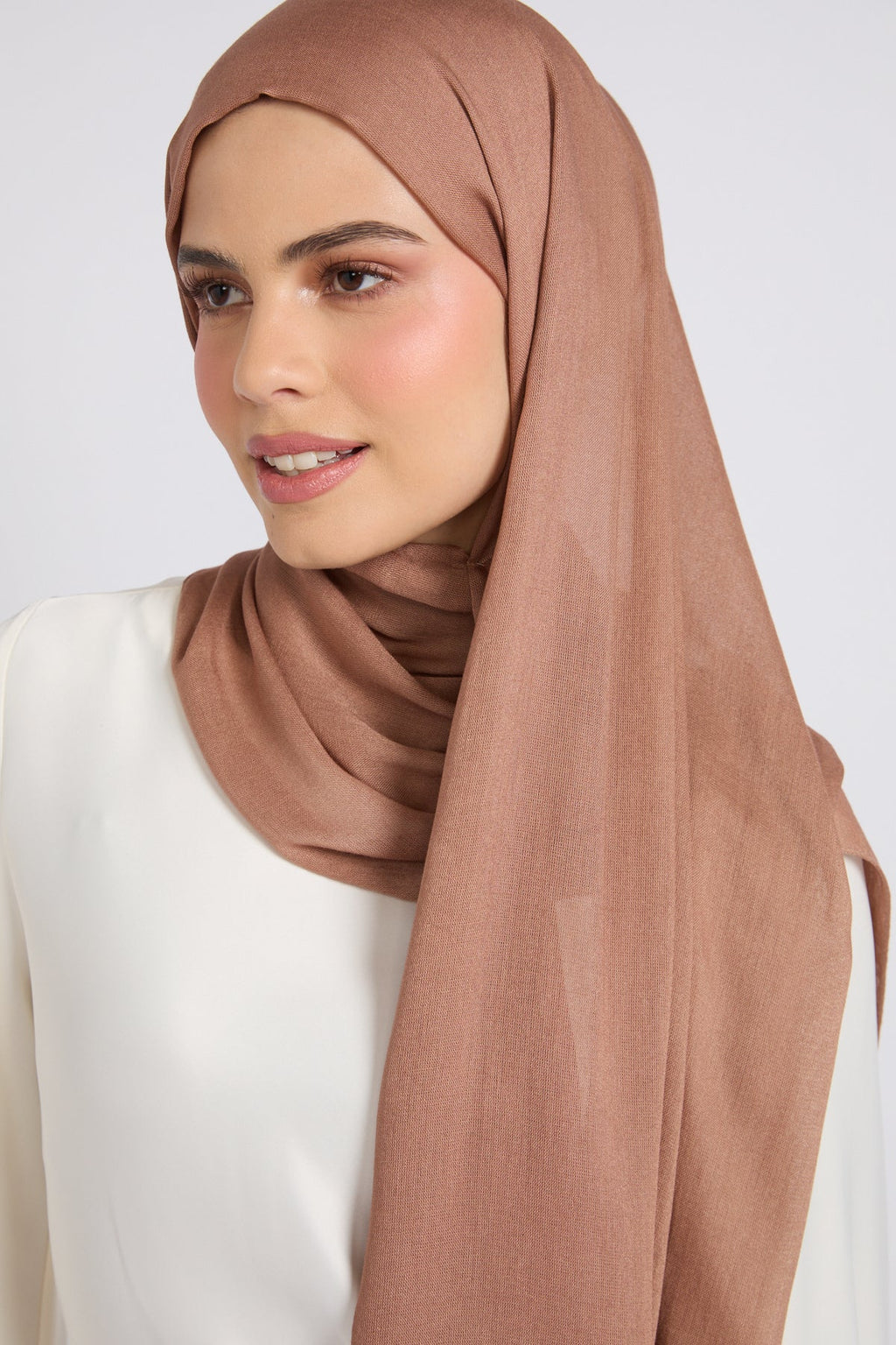 Hijab Coton Modal Premium - Praline