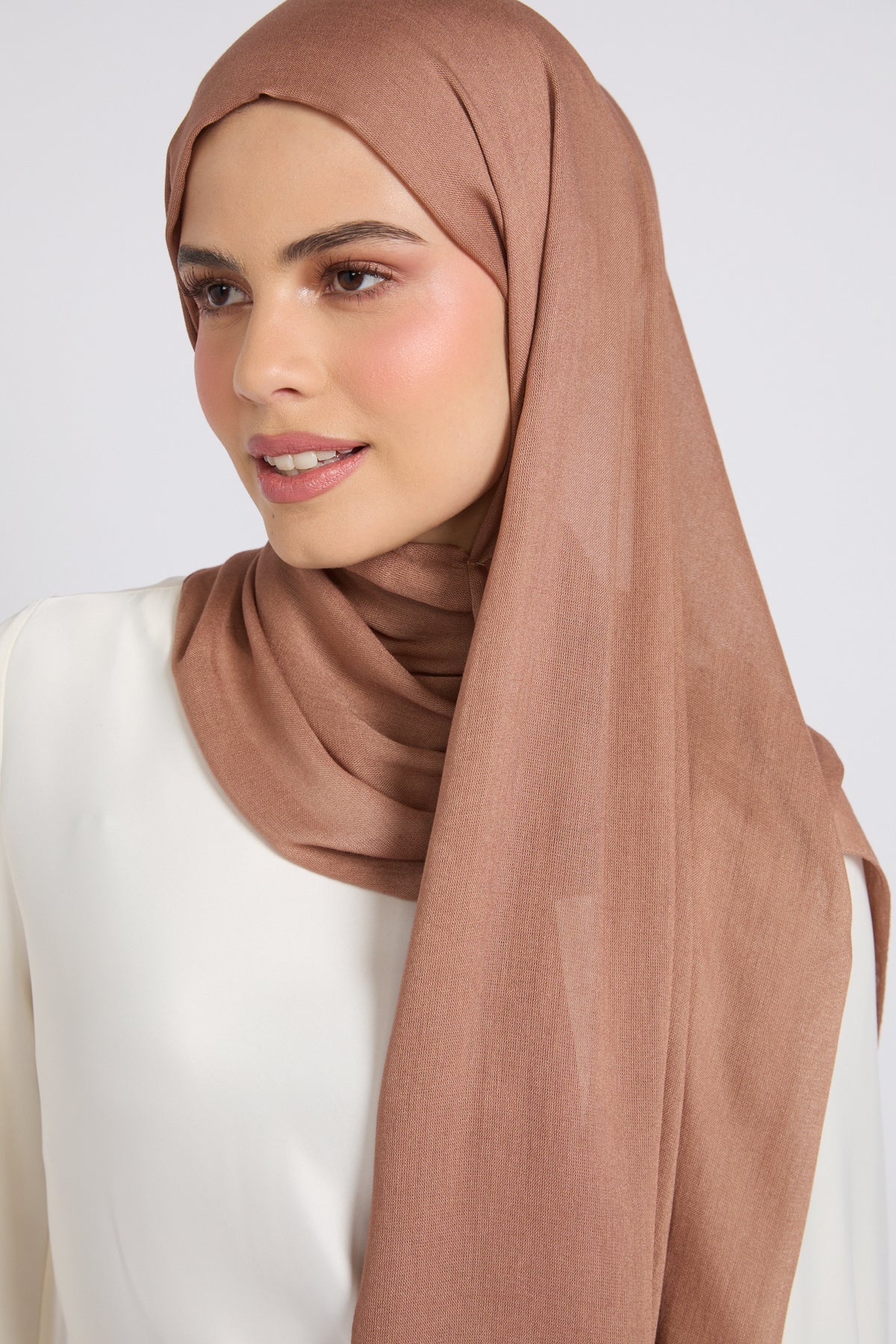 Hijab Coton Modal Premium - Praline