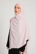 Hijab Modal Froissé - Poussière de Rose
