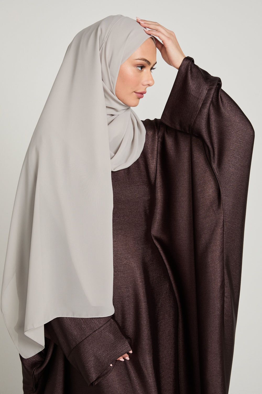 Hijab Georgette Luxe Doux - Beige Nuageux