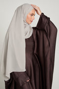 Hijab Georgette Luxe Doux - Beige Nuageux