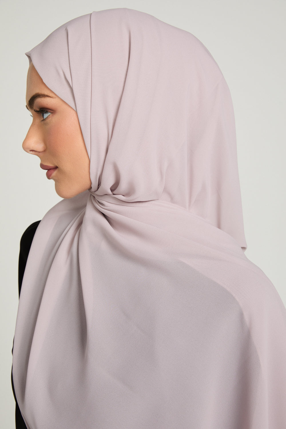 Hijab Georgette Luxe Doux - Lilas Bruni