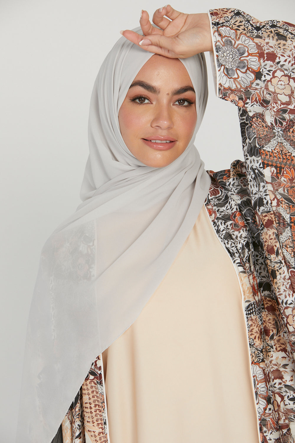 Hijab Georgette Luxe Doux - Greige