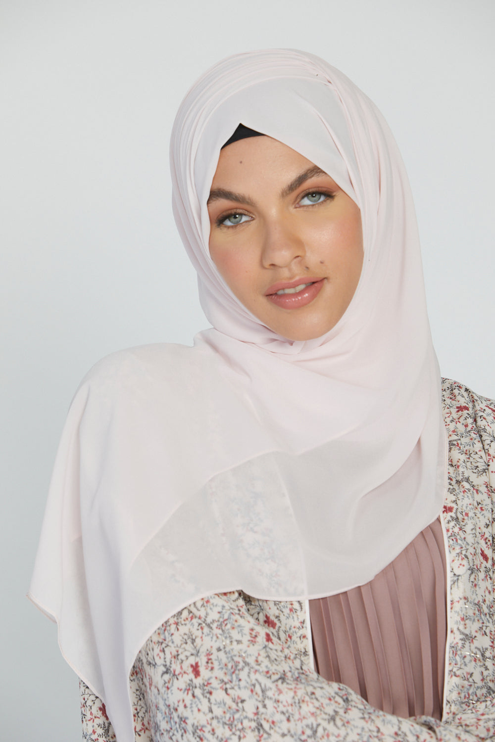 Hijab Georgette Luxe Doux - Rose Clair