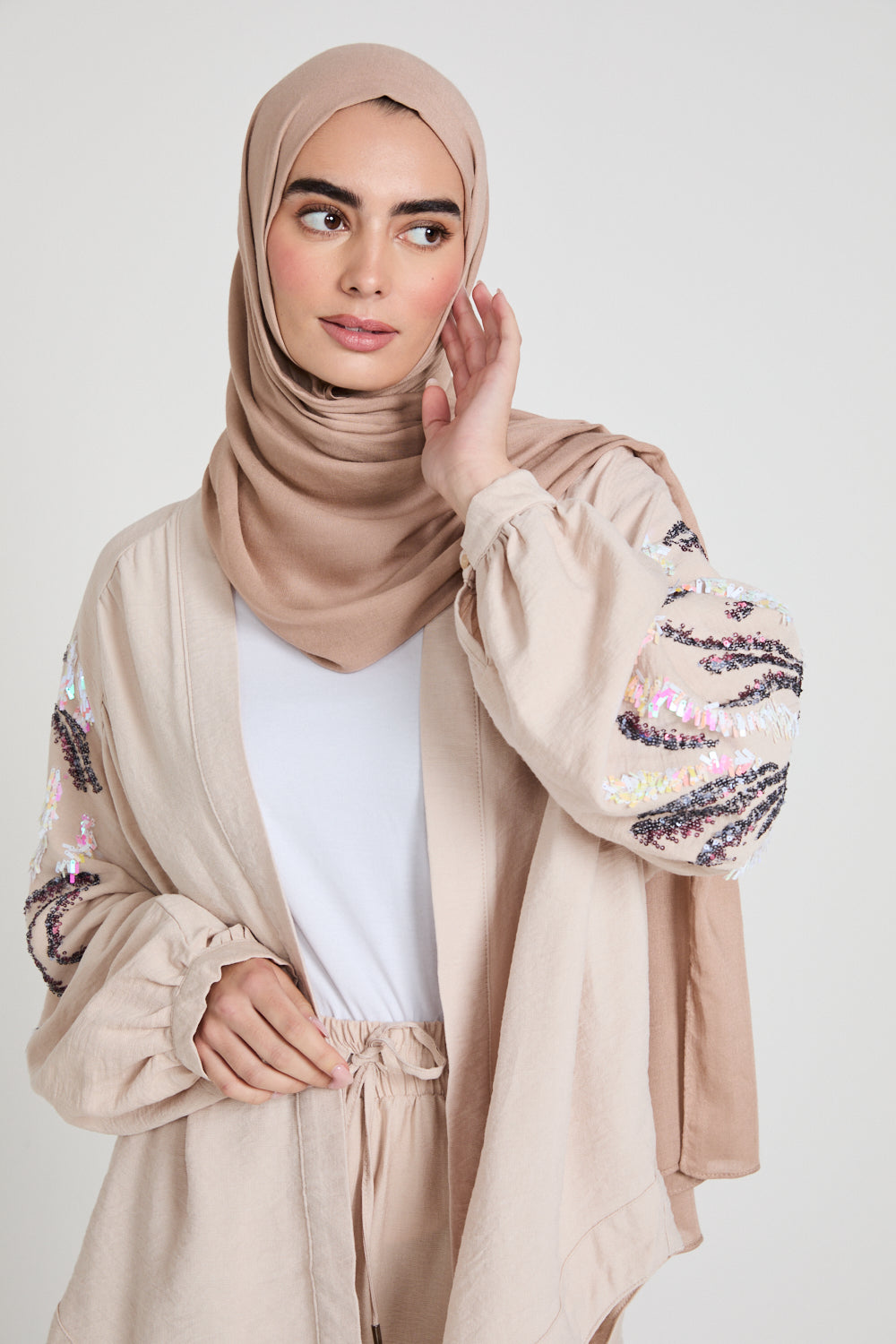 Hijab Maxi Modal Premium - Caméo