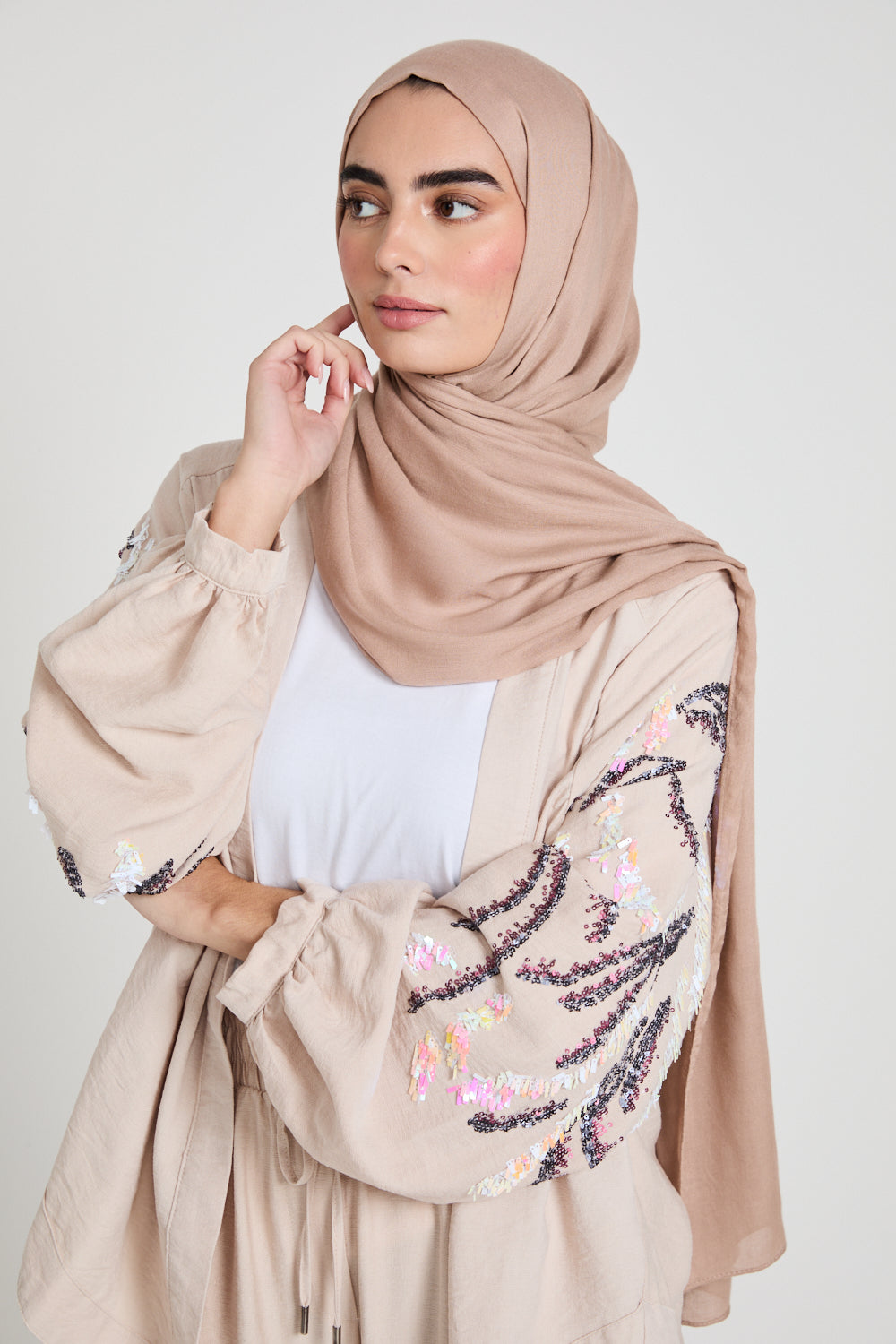 Hijab Maxi Modal Premium - Caméo