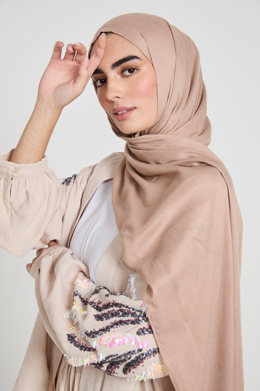 Hijab Maxi Modal Premium - Caméo
