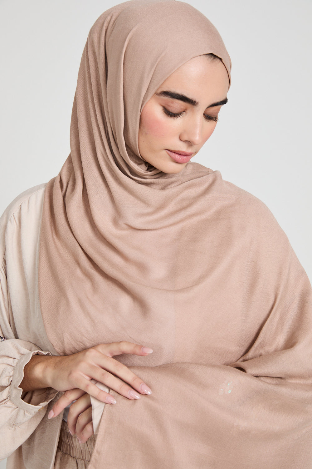 Hijab Maxi Modal Premium - Caméo