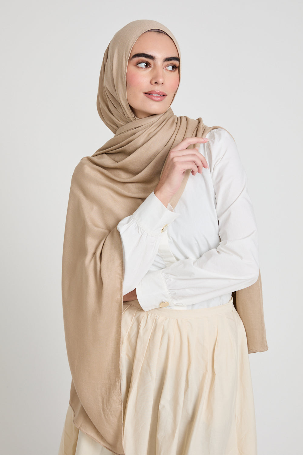 Hijab Maxi Modal Premium - Sésame