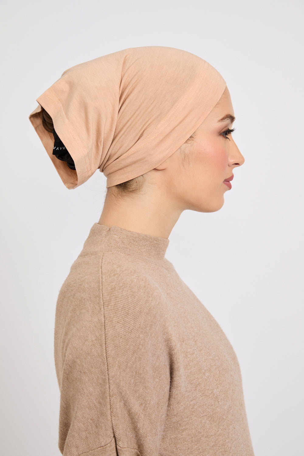 Hijab Modal Mat Premium - Taupe Clair
