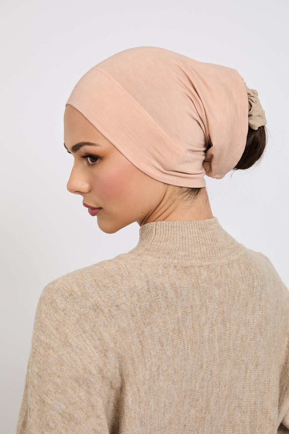 Hijab Modal Mat Premium - Poussière de Rose