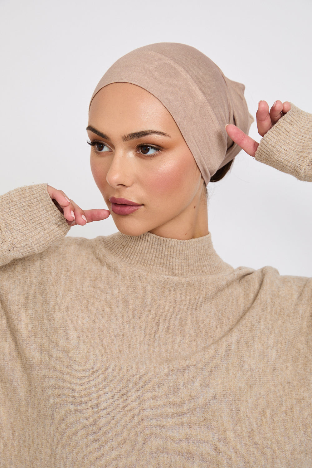 Hijab Modal Mat Premium - Brindille Hivernale