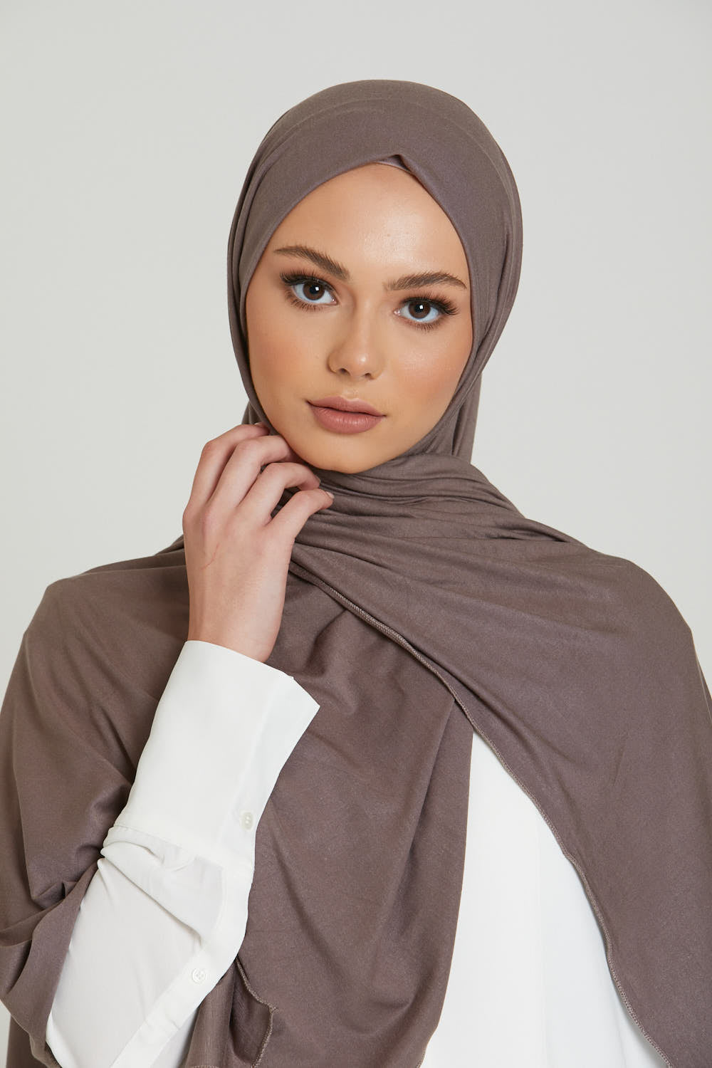 Hijab Jersey Moka