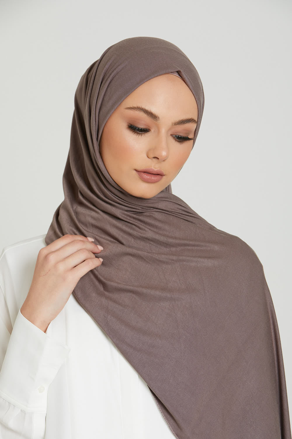 Hijab Jersey Moka