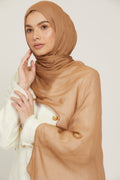 Hijab Modal Mat Premium - Truffe