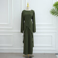 LM322 Ensemble Modeste 2 Pièces - Tenue Haut & Pantalon