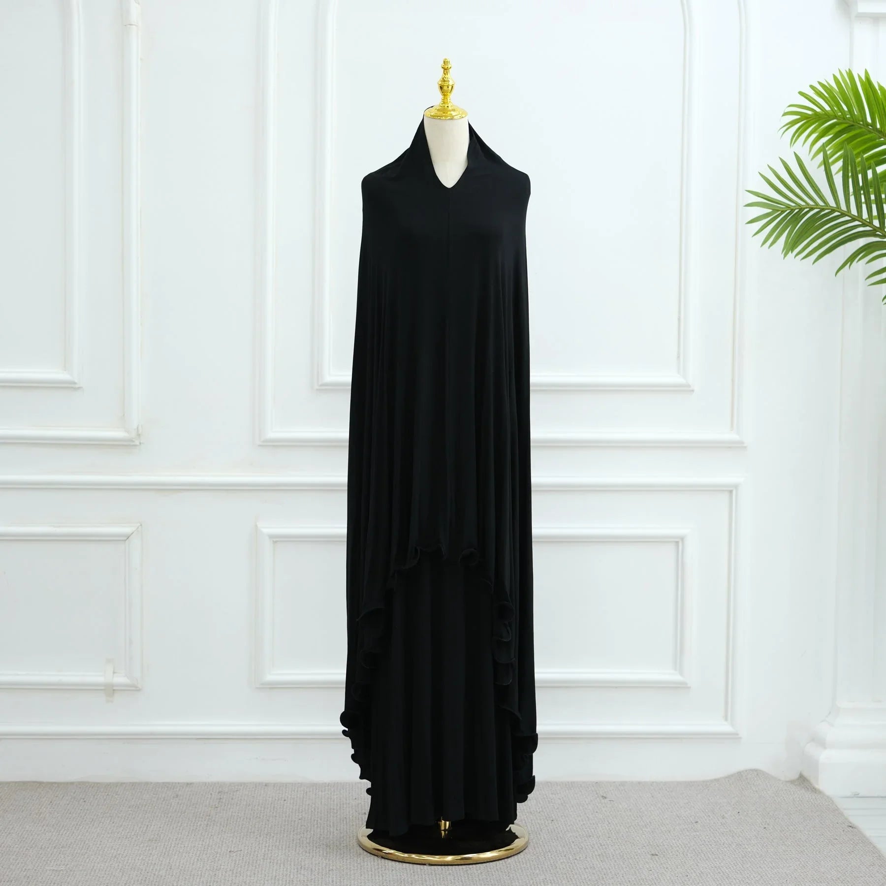 LM309 Ensemble Khimar de Prière Jersey Modal – Khimar Une Pièce Doux & Longue Robe Modeste