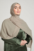 Hijab Georgette Luxe Doux - Murmure Olive
