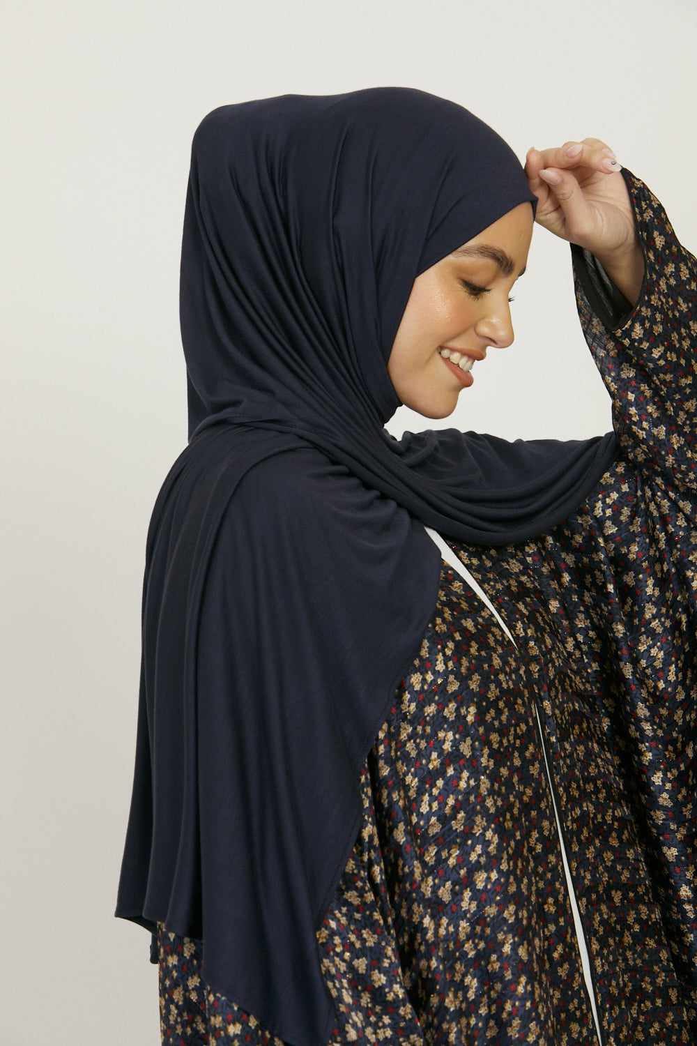 Hijab Jersey Premium - Marine
