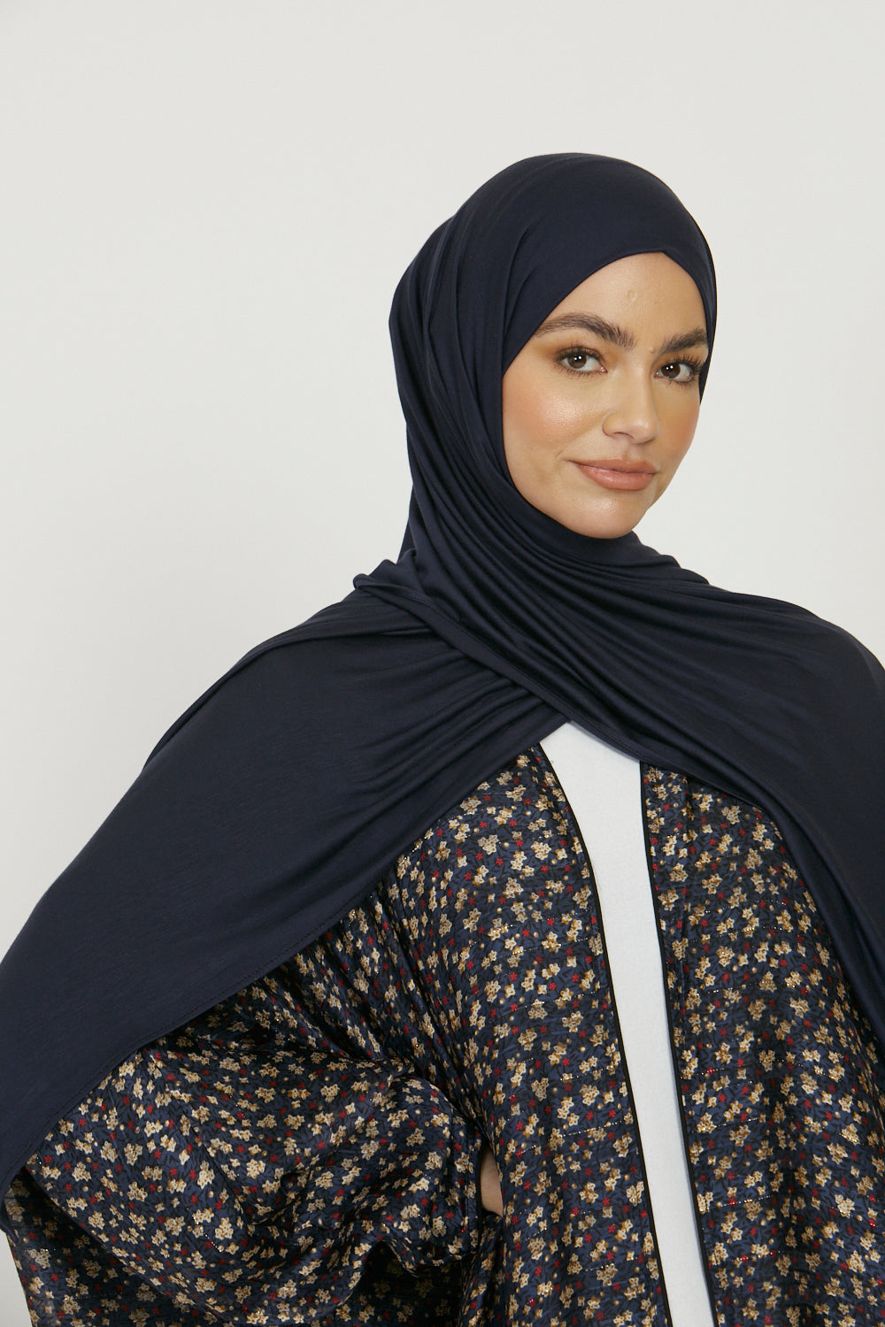 Hijab Jersey Premium - Marine