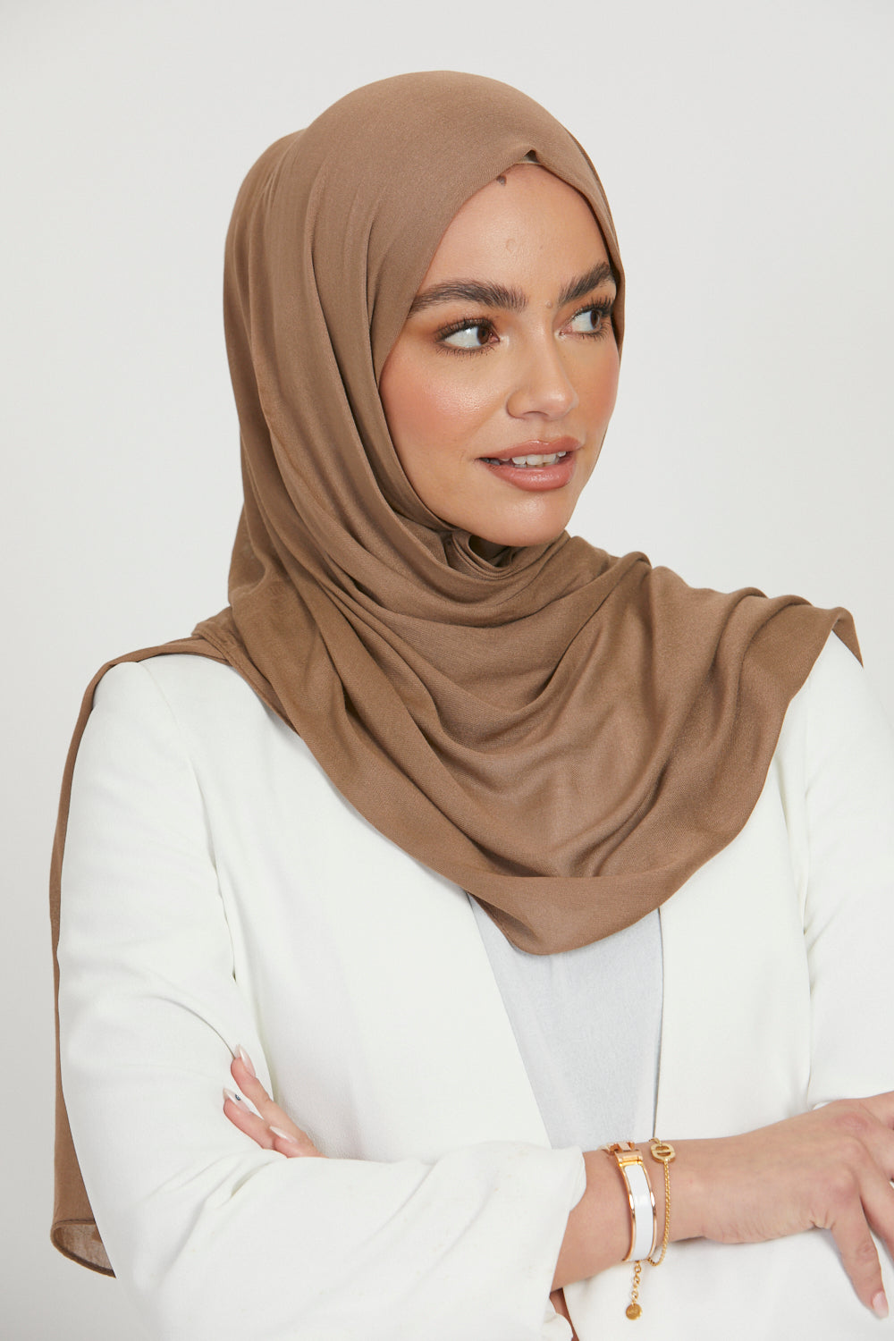 Hijab Viscose Premium - Malt Chocolat