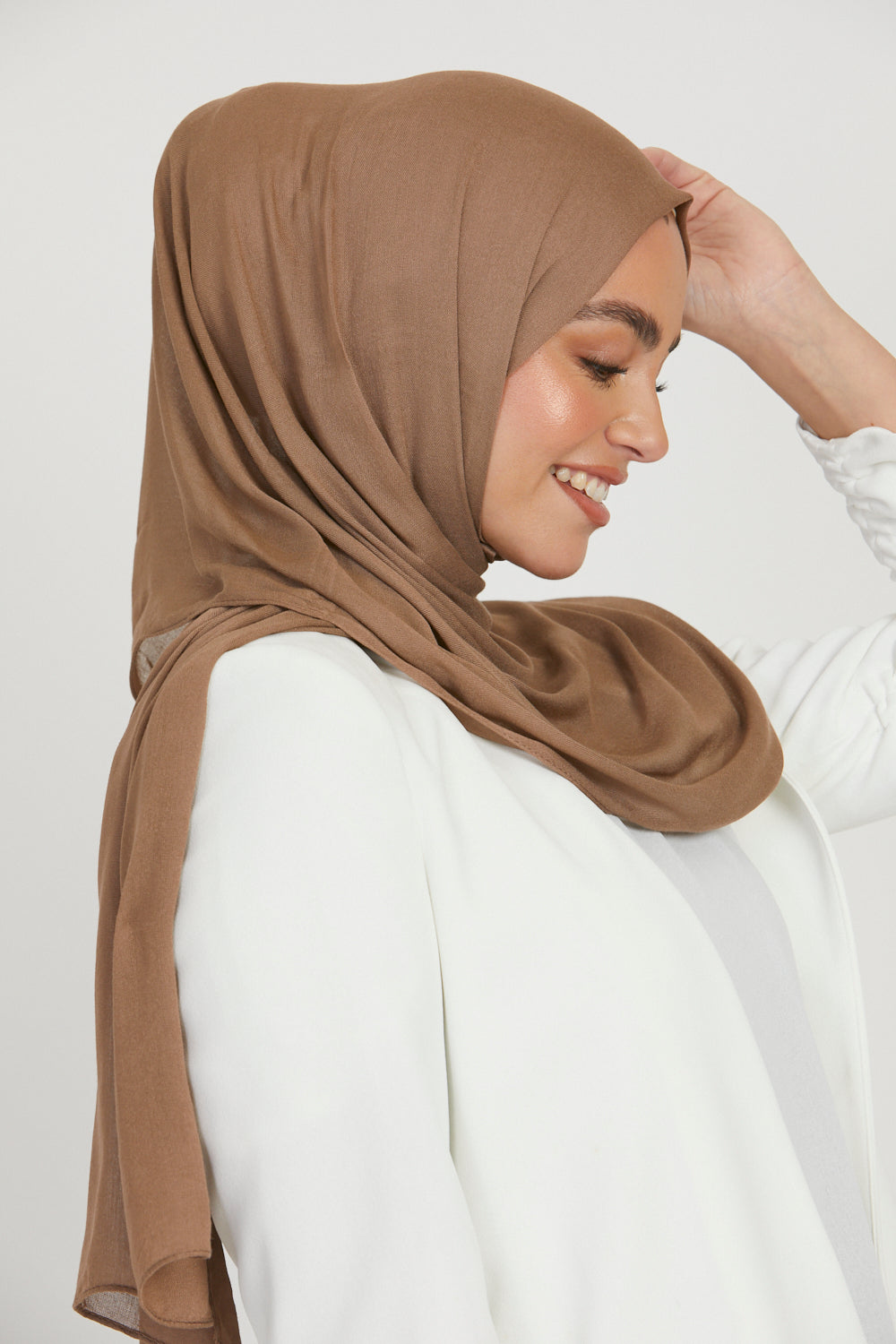 Hijab Viscose Premium - Malt Chocolat