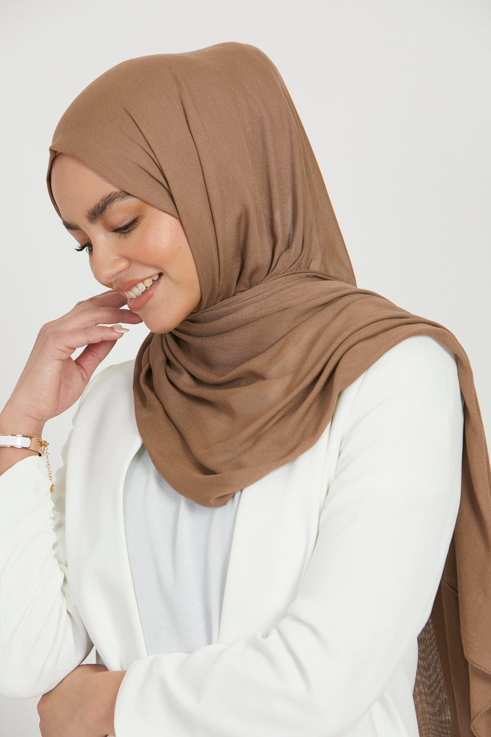 Hijab Viscose Premium - Malt Chocolat