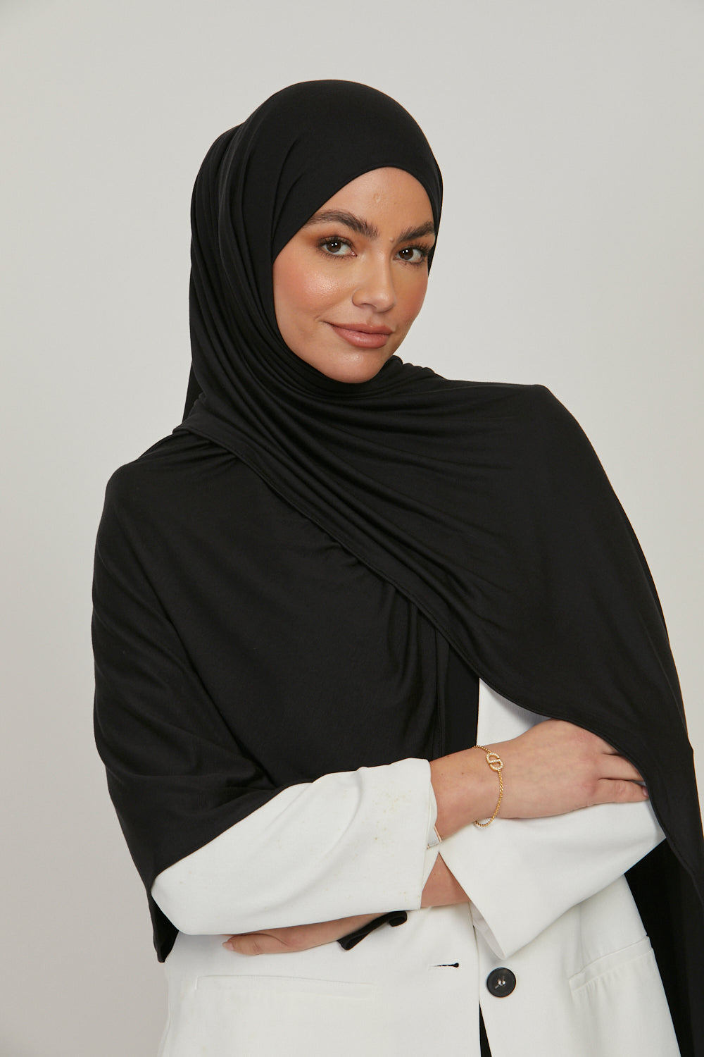 Hijab Jersey Premium - Noir