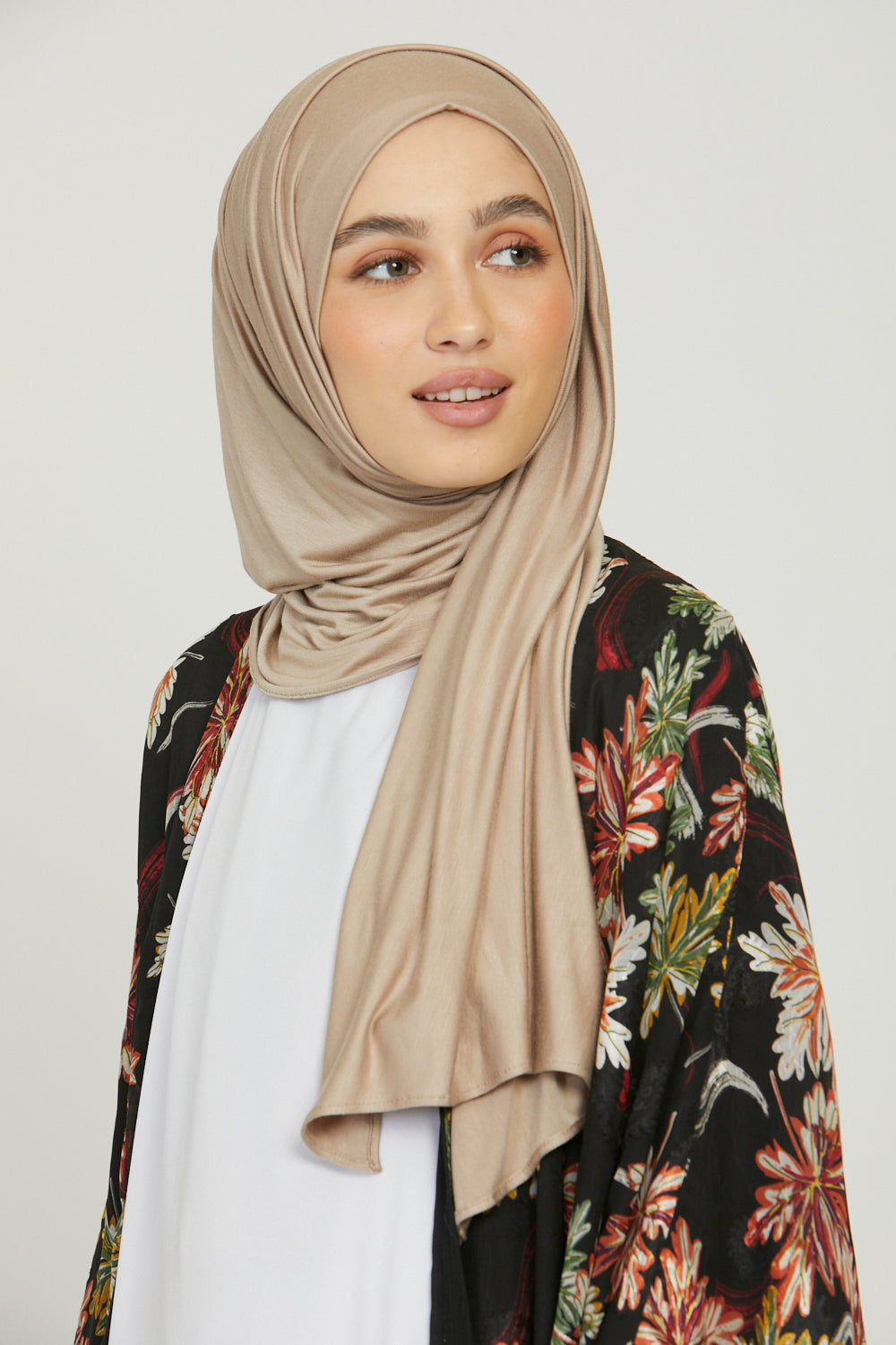 Hijab Jersey Premium - Nude