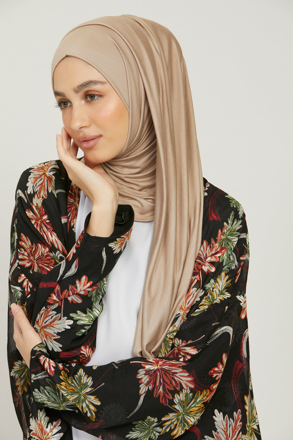 Hijab Jersey Premium - Nude