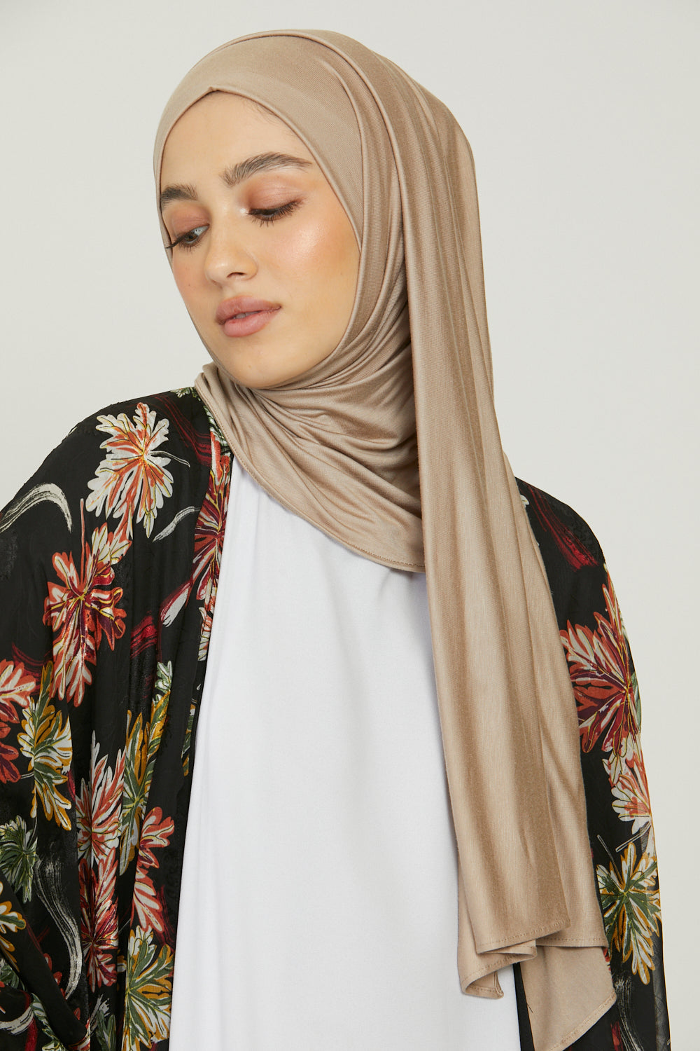 Hijab Jersey Premium - Nude