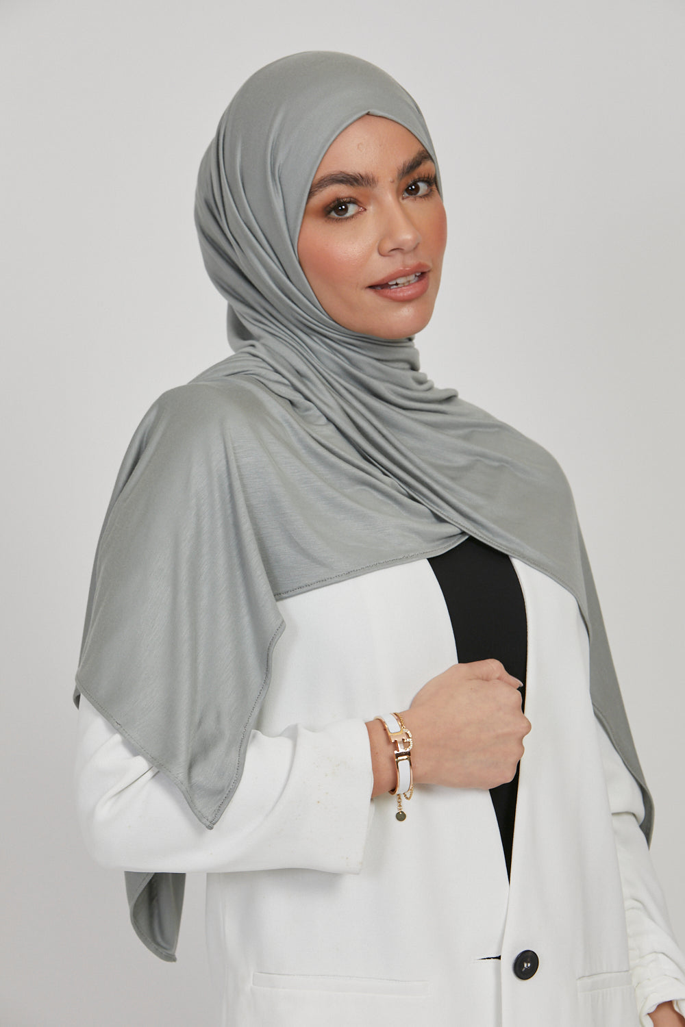 Hijab Jersey Premium - Vert Pierre