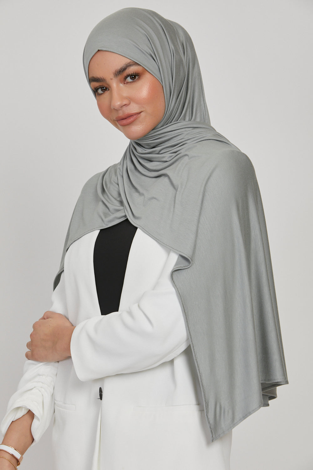 Hijab Jersey Premium - Vert Pierre